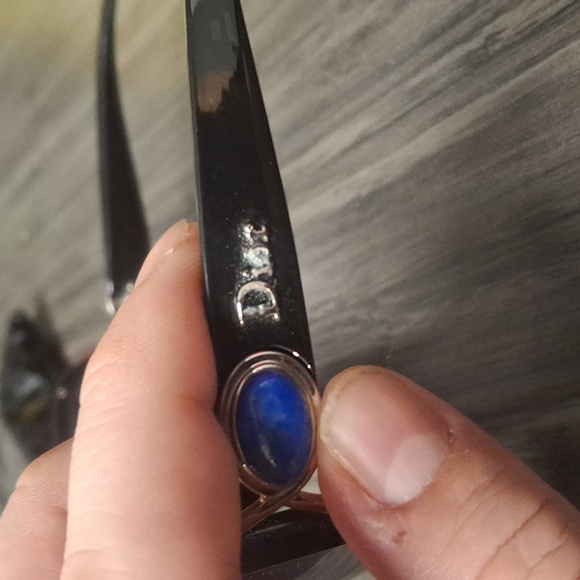 Dior Copacabana Black with Turquoise Vintage - Picture 3 of 8